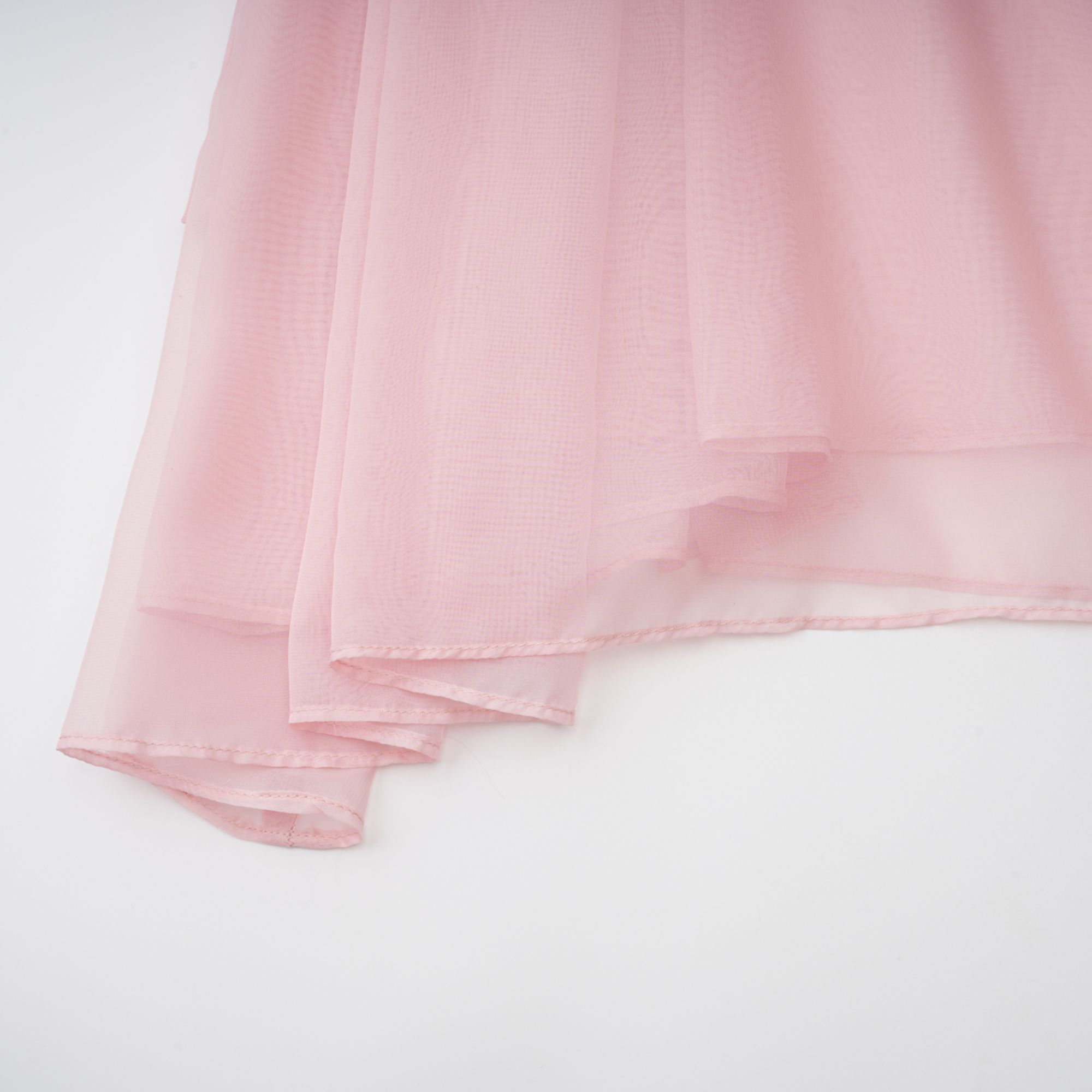 Vestido mini Avril rosa con lazo drapeado, estilo elegante y femenino, diseñado por Final Sale.