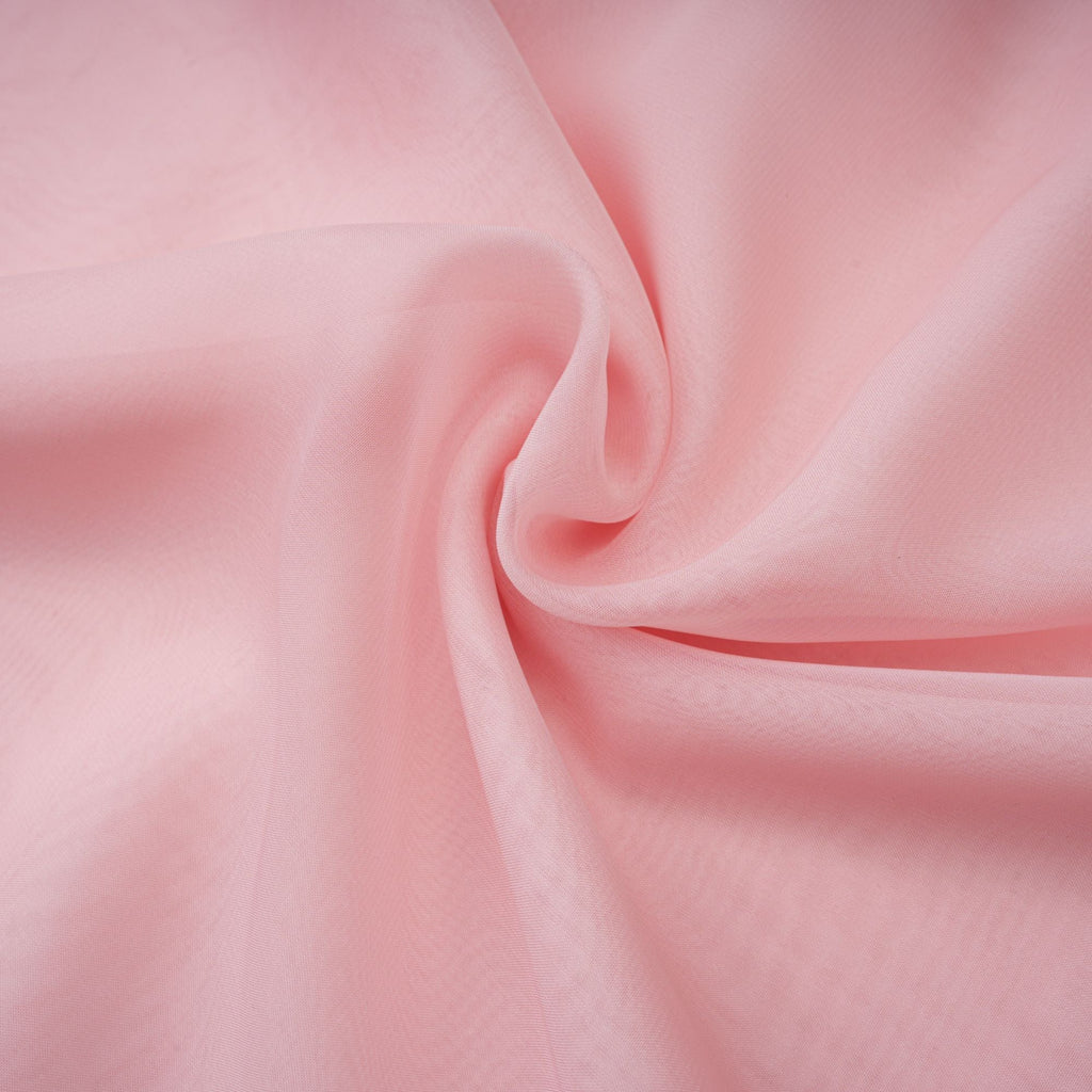 Vestido mini Avril rosa con lazo drapeado, estilo slip, de la marca Final Sale, vista frontal en color rosa suave.