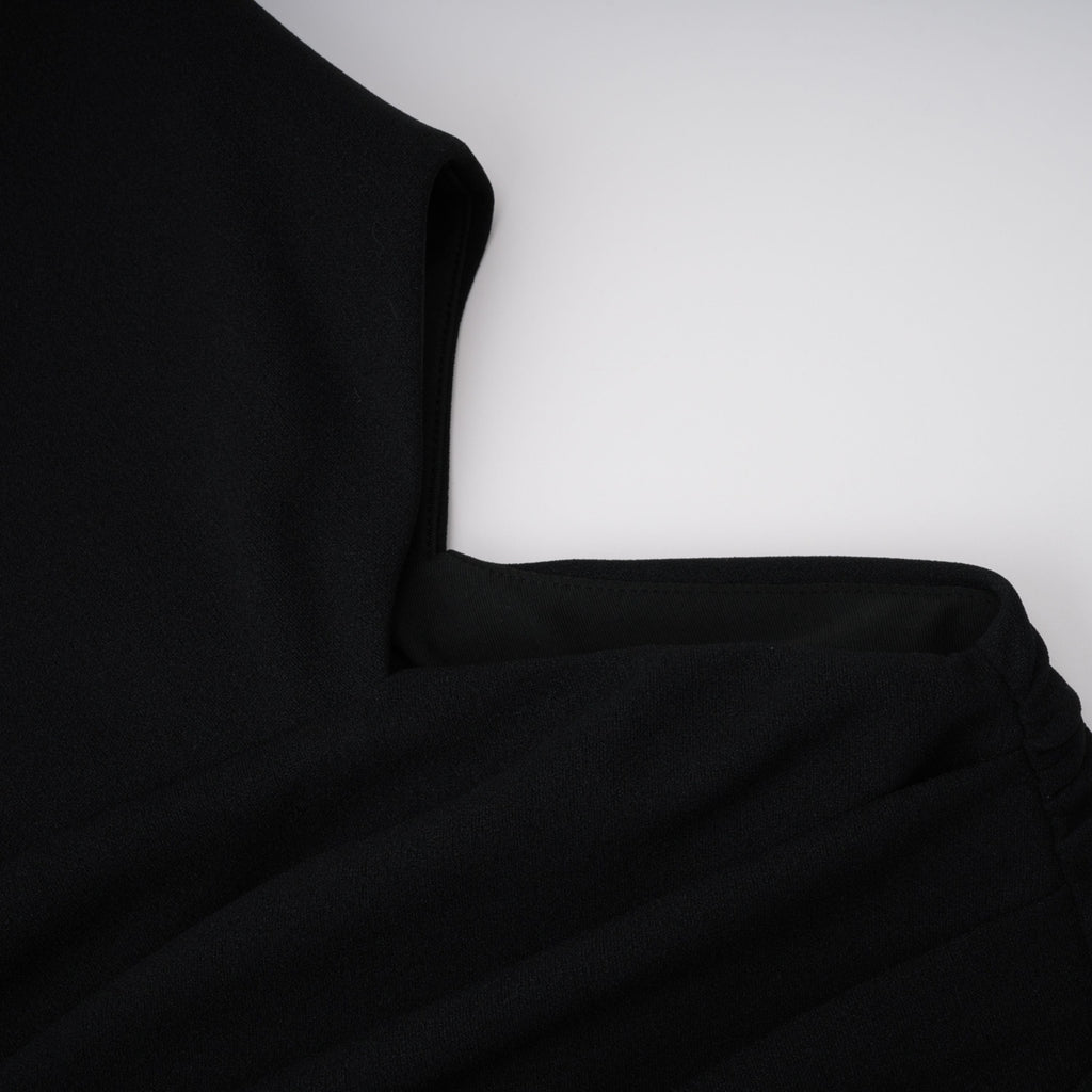 Kaelin Black Halterneck Cut Out  Maxi Dress (Final Sale-US Only)