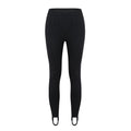 Leggings negros Bridal Cordelia con costuras decorativas, ajustados y cómodos, ideales para un estilo moderno y elegante.