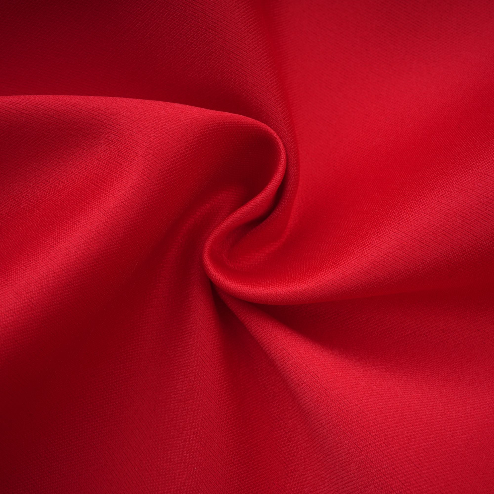 Vestido midi rojo de diseño Godet Aventin, con estilo elegante y corte ajustado, en una imagen en color y detalle del producto