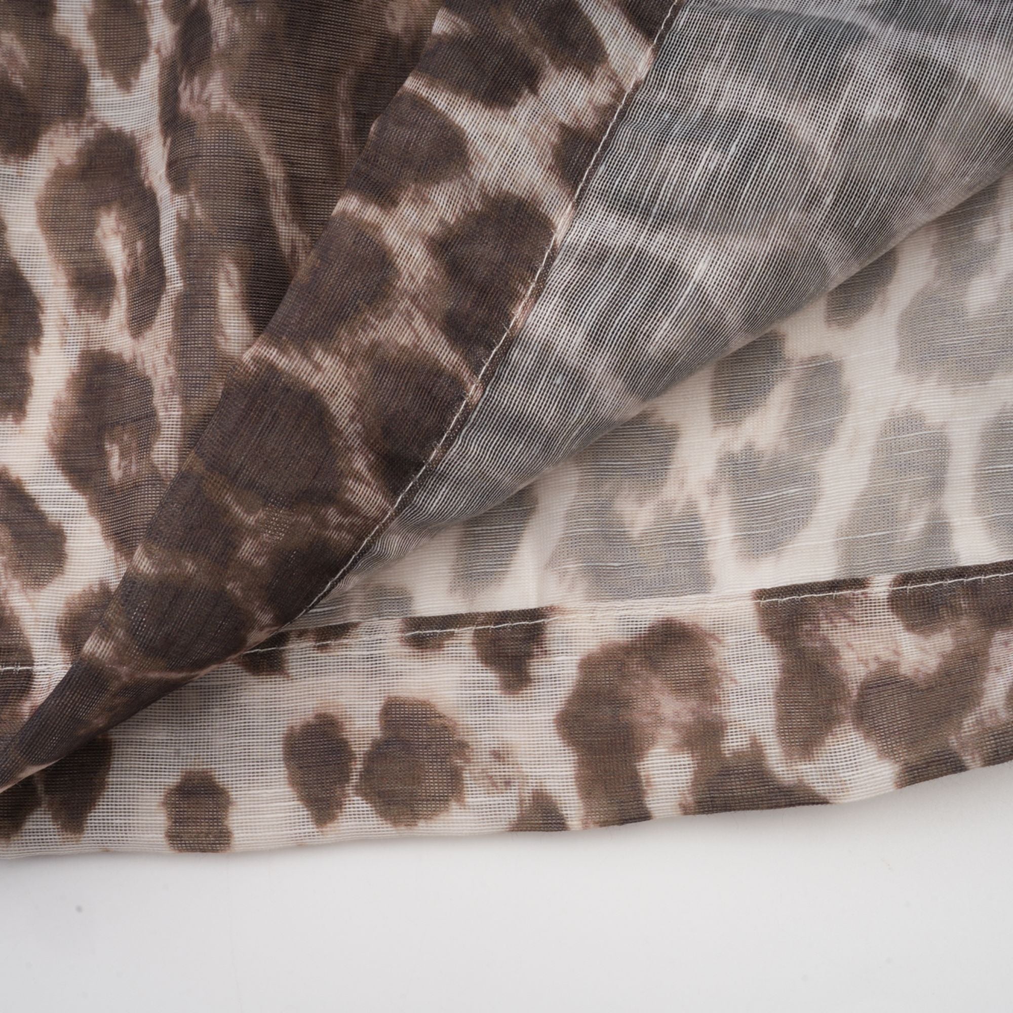 Belle leopard-print oversize-sleeved blouse (Final Sale-US Only)