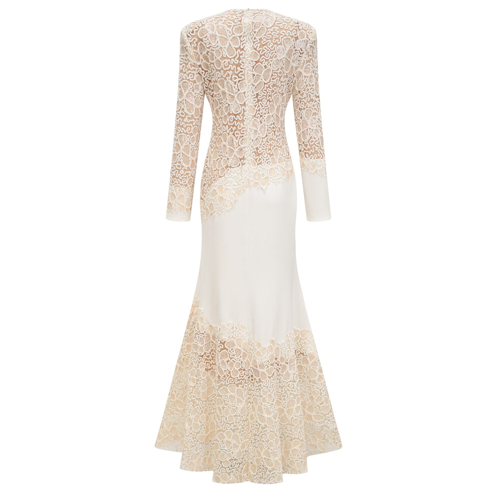 Mathilde White Embroidered Maxi Dress (Final Sale-US Only)