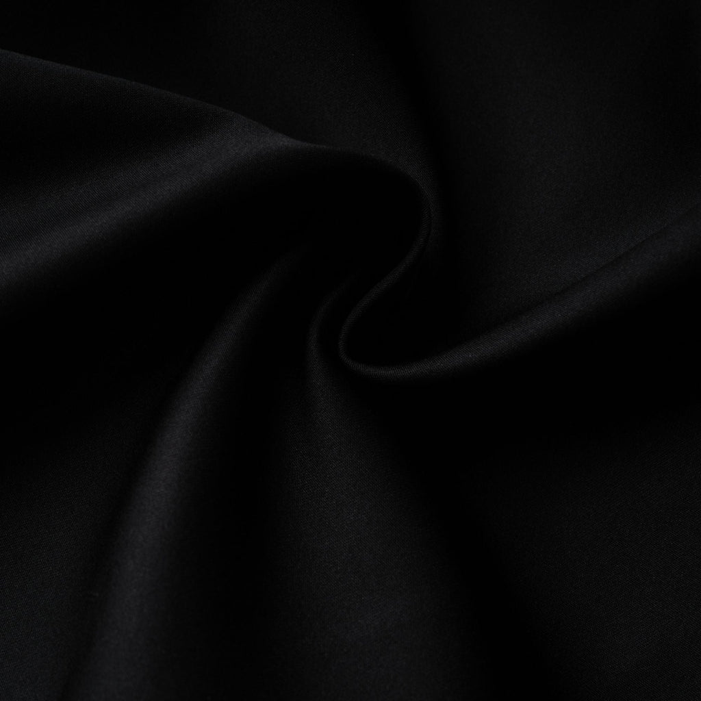 Solène bowknot scoop-back top in Black