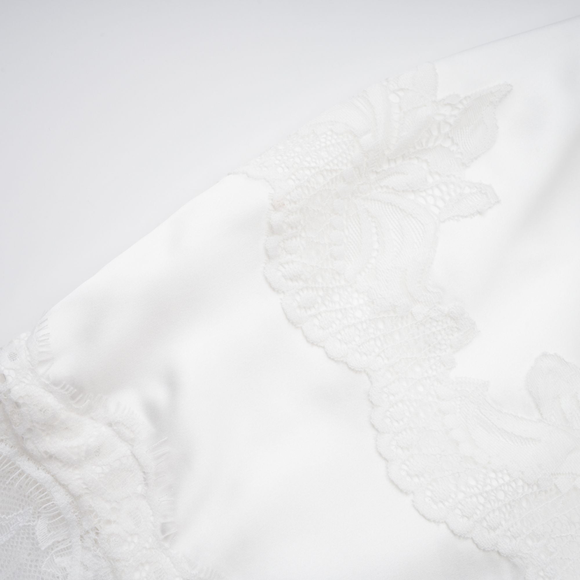 Airelle White Satin Panel Lace Maxi Dress (Final Sale-US Only)