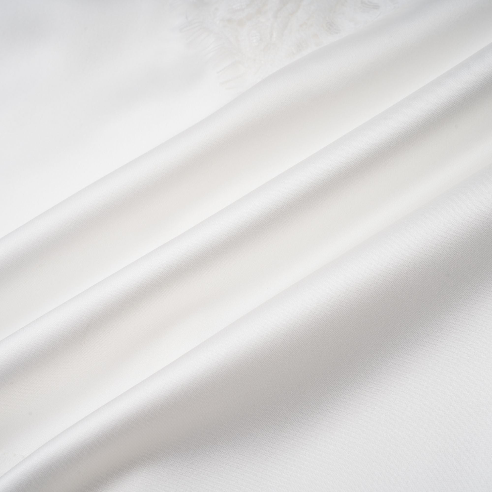 Airelle White Satin Panel Lace Maxi Dress (Final Sale-US Only)