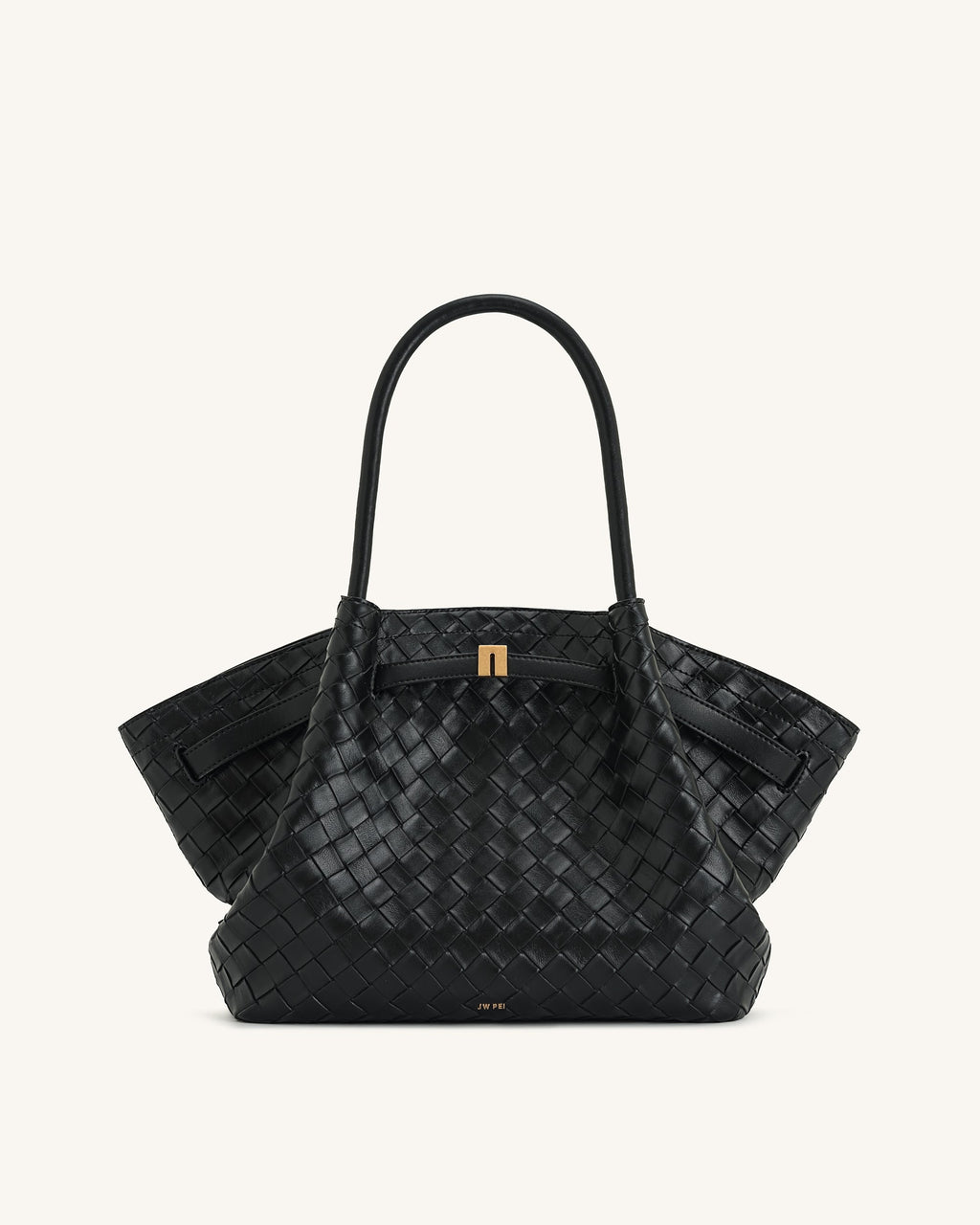 Bolso tote mediano JW PEI Hana JH306B04, diseño moderno y elegante, vista frontal con asas y detalles en la imagen