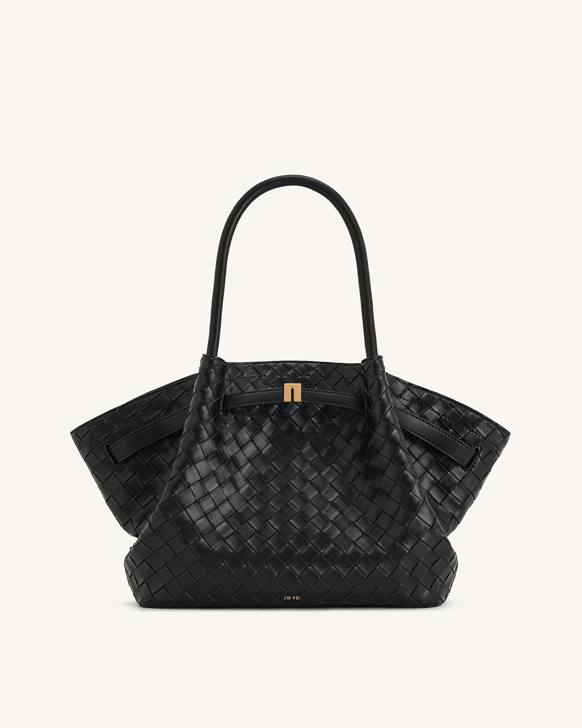 Bolso tote mediano JW PEI Hana JH306B04, diseño moderno y elegante, vista frontal con asas y detalles en la imagen