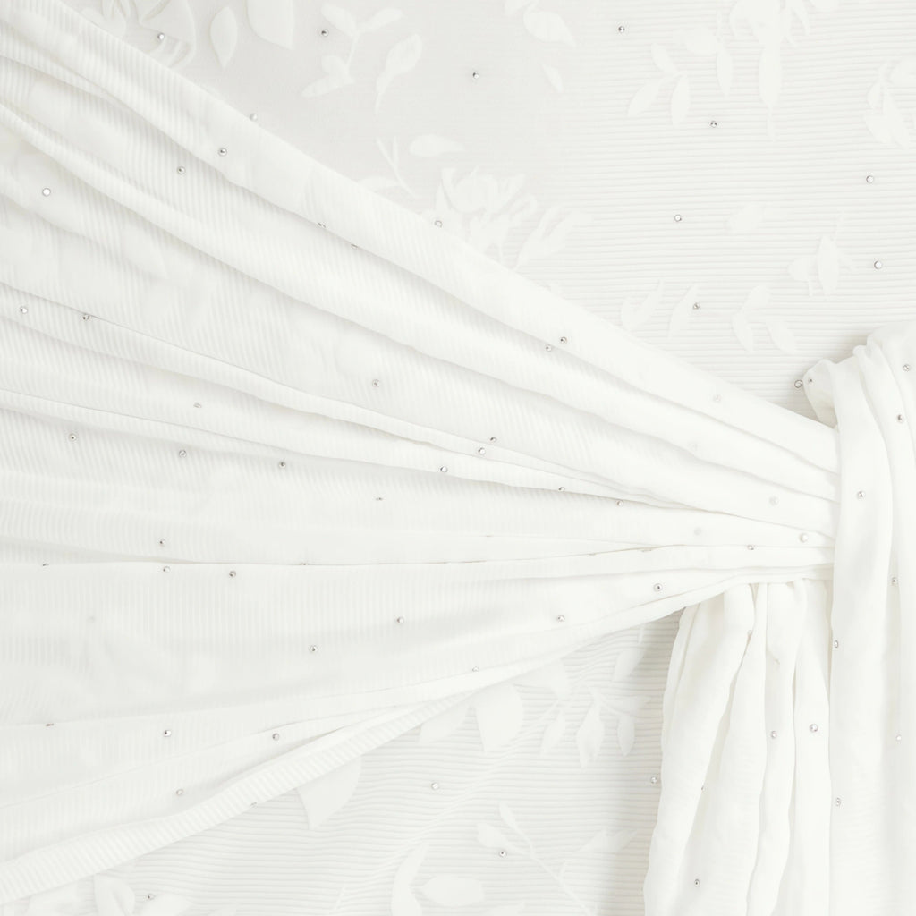 Kgothatso White Embellished Floral Sheer Maxi Dress