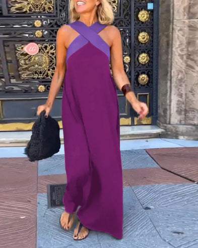 Vestido cruzado María de Morrison Manchester en color oscuro, con diseño elegante y detalles en el corte del vestido.