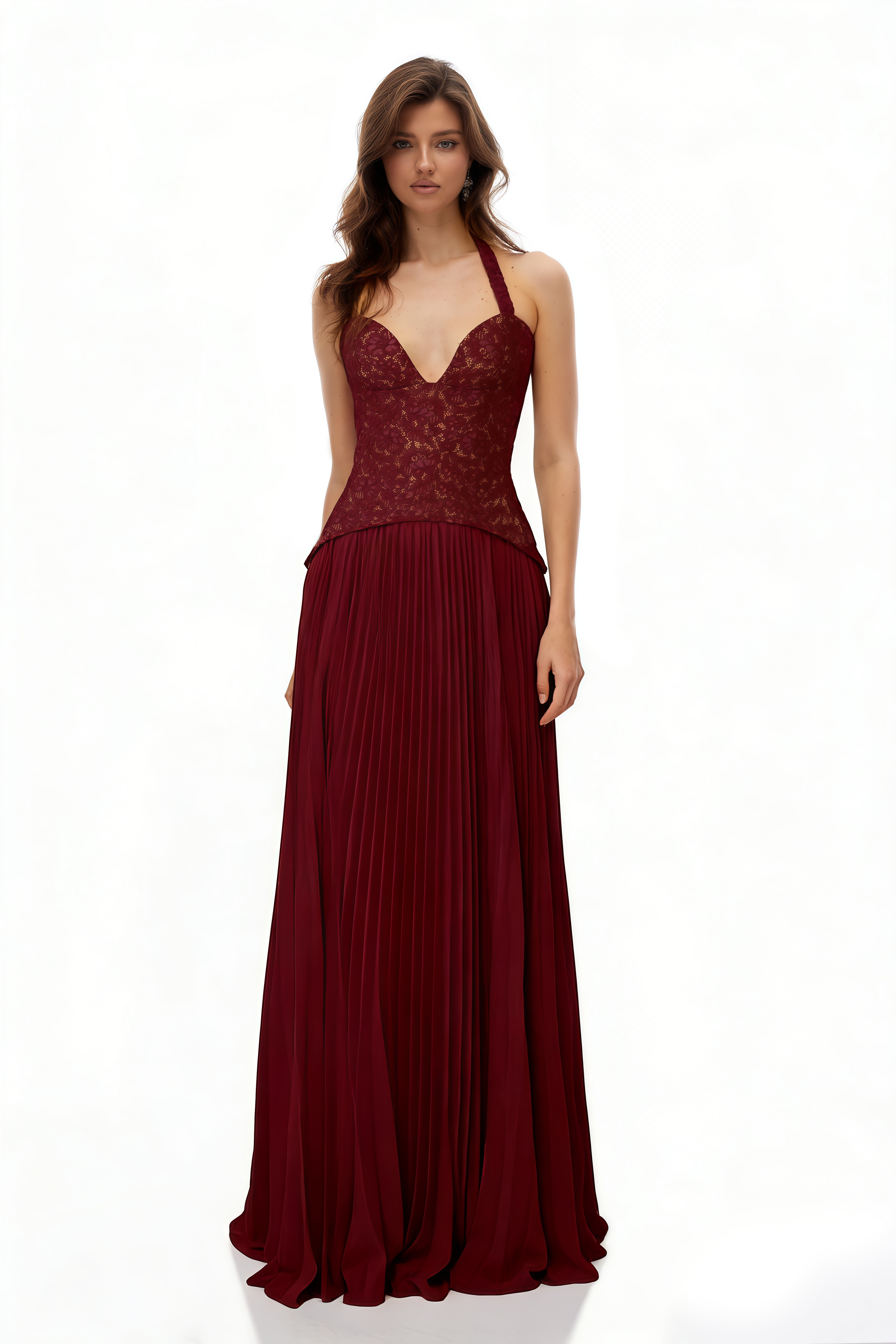 Vestido de novia Ronja Ruby Red, vestido de corsé con falda larga y detalles elegantes para bodas.