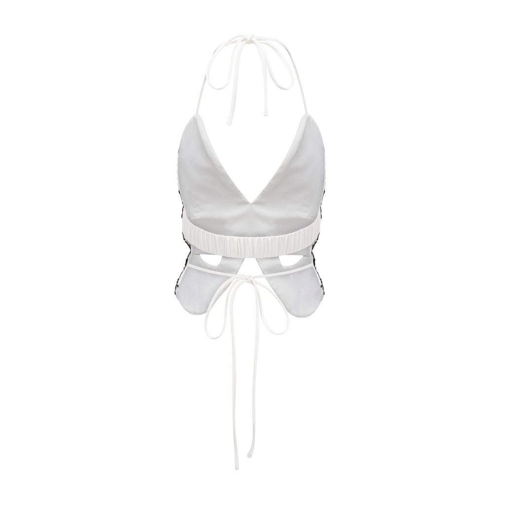 Vittoria embellished butterfly top (Final Sale-US Only)