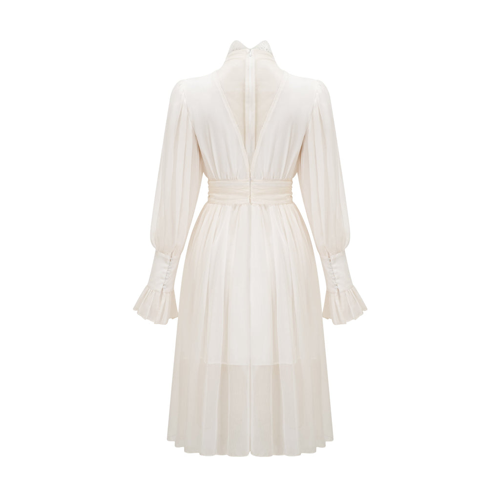 Mirage lace-detail embellished dress (Final Sale-US Only)