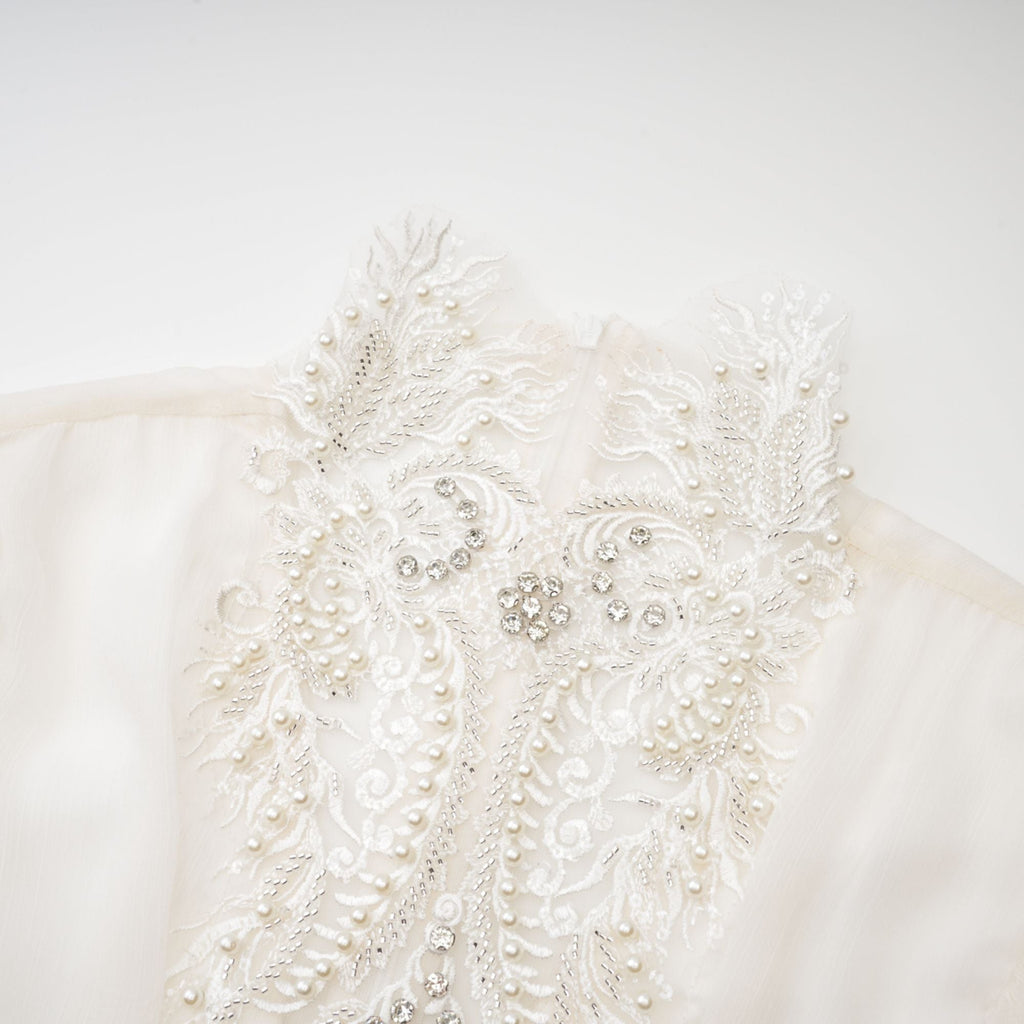 Mirage lace-detail embellished dress (Final Sale-US Only)