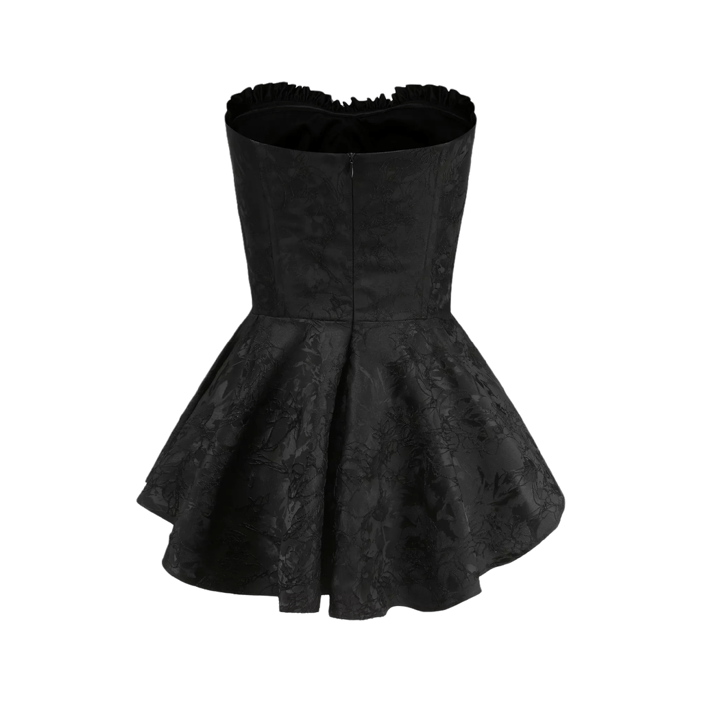 Airina lace-embroidered flared mini dress (Final Sale)