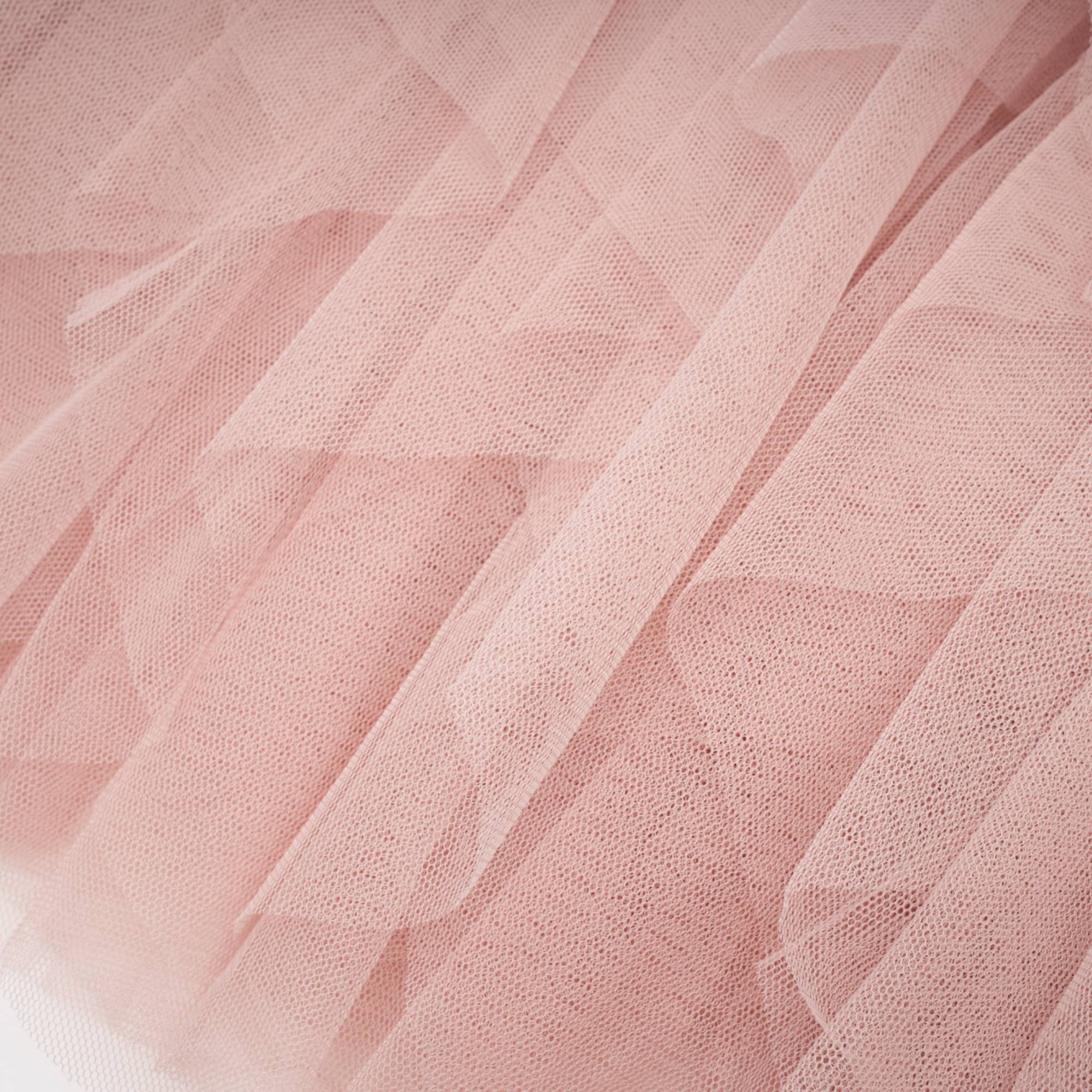 Vestido largo Eilís rosa con bustier de malla, ajuste ceñido y estilo elegante para ocasiones especiales.