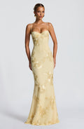 IMARA | Vestido Largo Satin Elegance - Angela Puerto